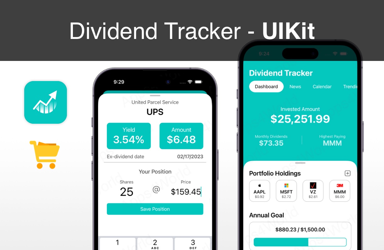 Dividend Tracker iOS app template